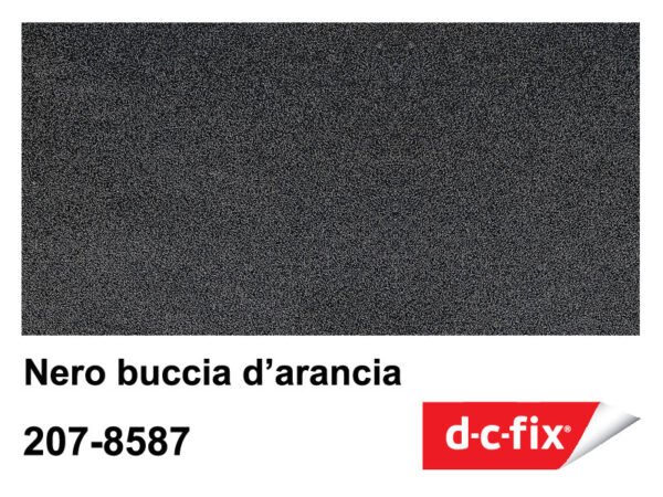 PLASTICA ADESIVA DC-FIX NERO BUCCIA D'ARANCIA