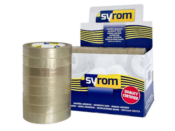 SYROM NASTRO ADESIVO TRASPARENTE 15x66MT