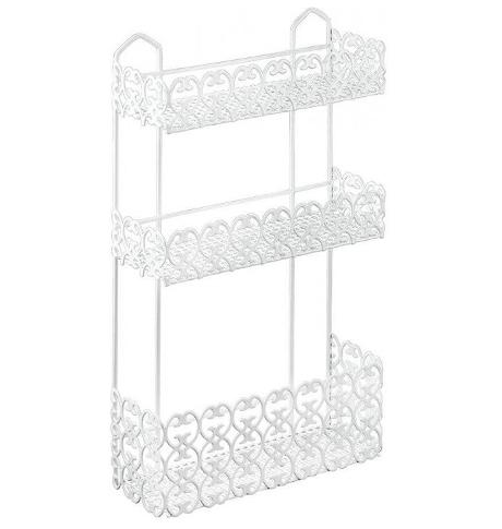 MENSOLA FLORENZ RETTANGOLARE 3 PIANI BIANCA