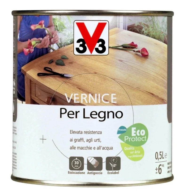 VERNIS LEGNO INCOLORE BRILLANTE 500ML