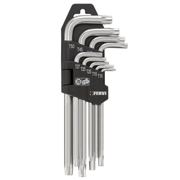 SERIE 9 CHIAVI TORX LUNGHE C/FORO DI GUIDA NEL CAMBIO