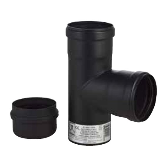 RACCORDO A T C/TAPPO FF D.80