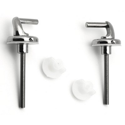 COPPIA CERNIERE ACCIAIO C/ATTACCO LATERALE