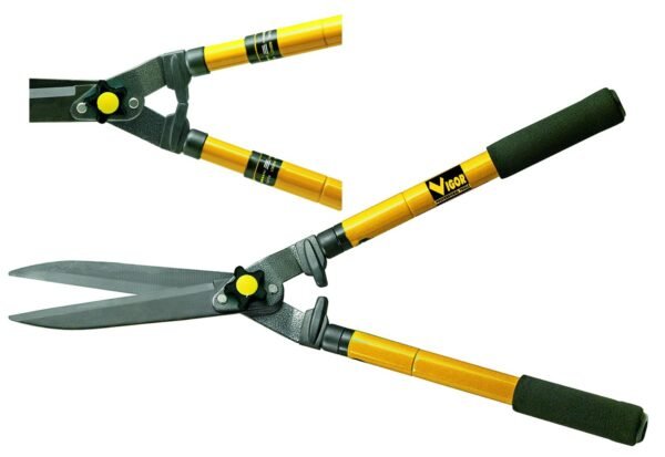 FORBICI P/SIEPI VIGOR ACCIAIO C/MANICI TELESCOPICI 250MM