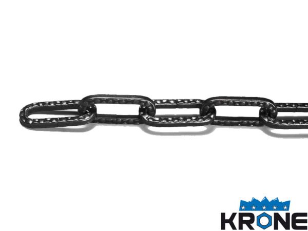 CATENA RULLATA QUADRA NERA 2MM 10MT