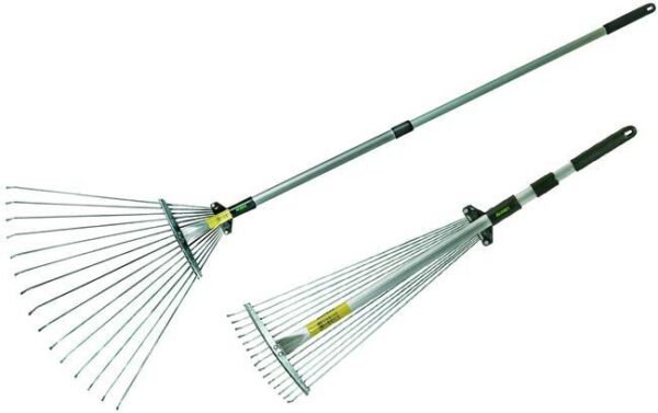 SCOPA RACCOGLIFOGLIE VIGOR C/MANICO TELESCOPICO 75-150CM