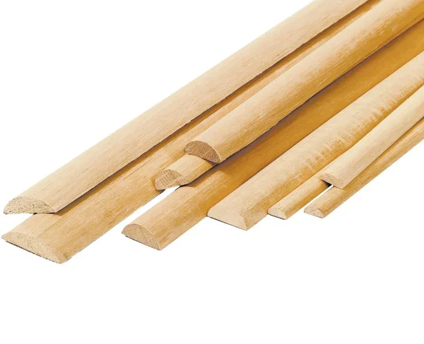 BASTONE MEZZO TONDO KOTO' 6x15x2450 MM