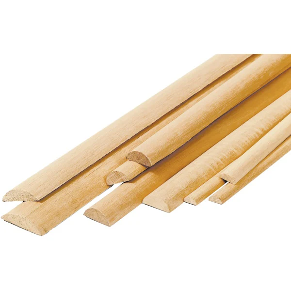 BASTONE MEZZO TONDO KOTO' 5x10x2450 MM