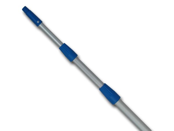 ASTA TELESCOPICA ALLUM. C/PUNTA FILETTATA 6MT