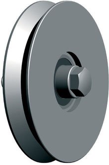 RUOTA GOLA "V" C/CUSCINETTO 100MM FAC 405