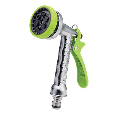 R.OT. PISTOLA CROMATA METALLO 6 FUNZIONI 479B