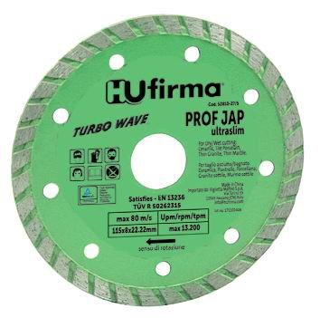 DISCO DIAMANTATO TURBO-WAVE VERDE SLIM 115MM