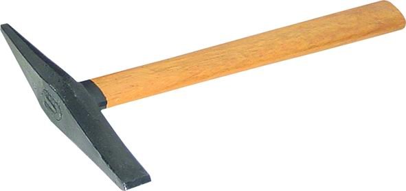 MARTELLINA BATTISCORIA ACCIAIO C/MANICO LEGNO