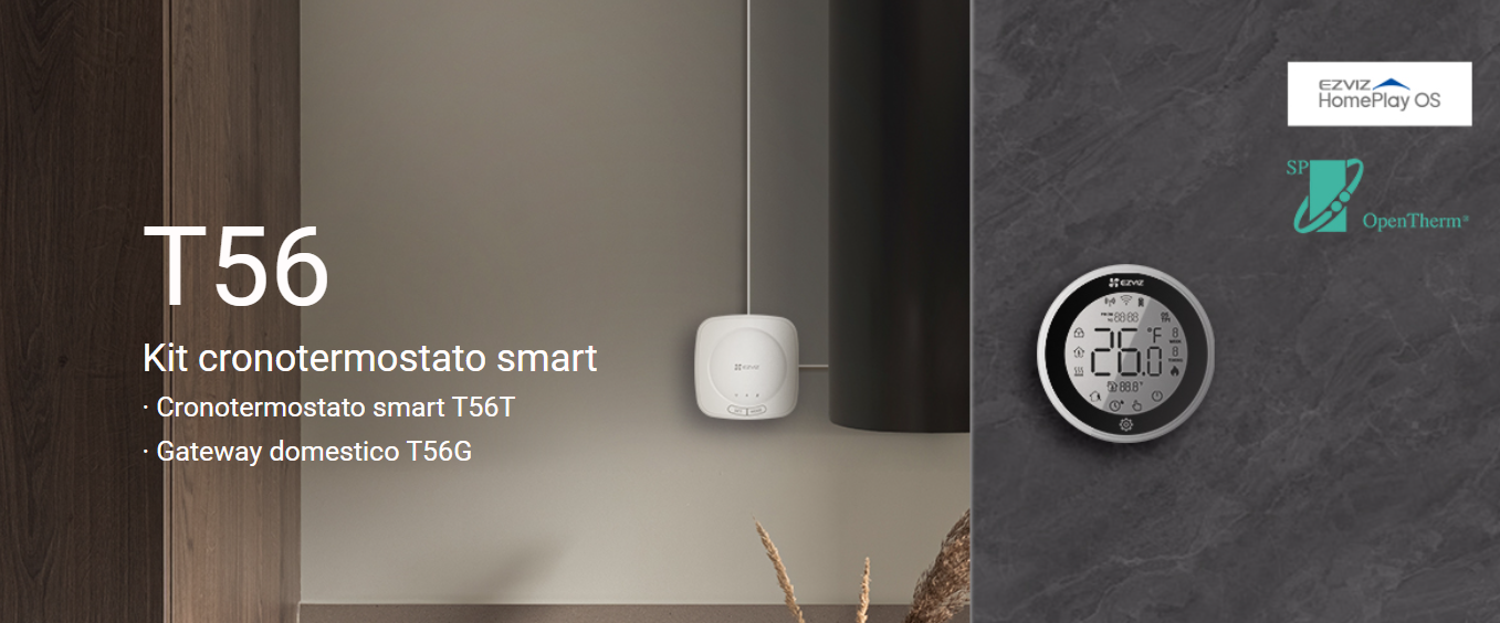 EZVIZ TERMOSTATO T56 WIFI PER CALDAIE E RISCALDAMENTO - immagine 2