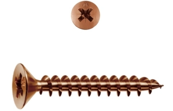 CF.500 VITE TSP IMPRONTA CROCE TIPO Z TRUCIOLARE BRONZATA 3,5x20