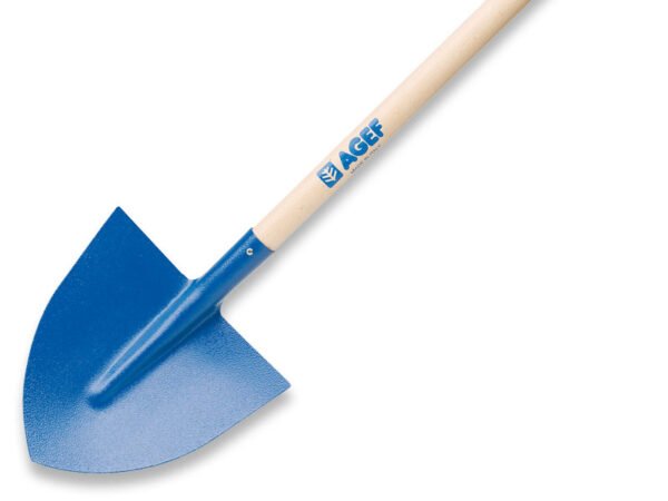 BADILE AGEF PUNTA TONDA C/MANICO LEGNO 120CM