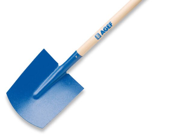 BADILE AGEF PUNTA QUADRA C/MANICO LEGNO 120CM
