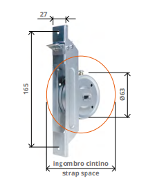 AVVOLGITORE SEMINCASSO 165 S/PLACCA 6MT