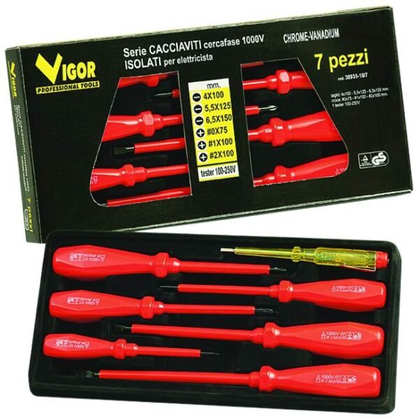 SERIE 7 CACCIAVITI CRV TAGLIO/CROCE ISOLATI