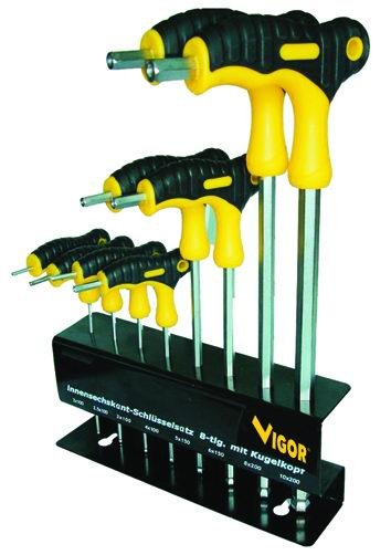 SERIE 8 CACCIAVITI CRV ESAGONALI C/MANICO "T"