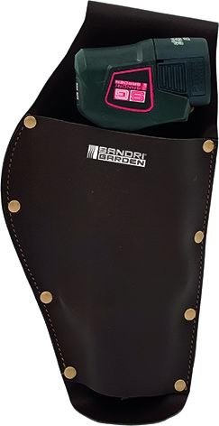 PORTAFORBICI IN CUOIO P/FORBICI BATTERIA SANDRIGARDEN