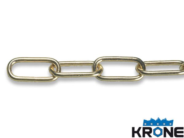KRONE CATENA GENOVESE OTTONATA 2x10MT
