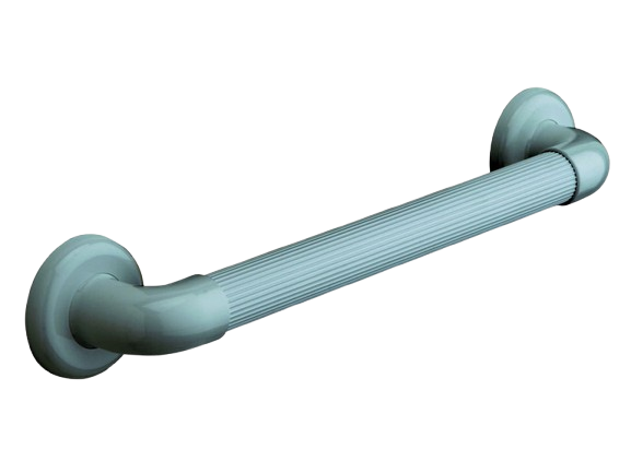 MANIGLIONE RIGATO BIANCO IN PLASTICA 40CM