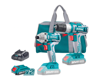 SET 1 AVVITATORE + 1 AVVITATORE A MASSA BATTENTE 1/4 20V