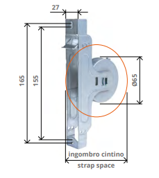 AVVOLGITORE SEMINCASSO 155/165 MINIMO INGOMBRO 6MT