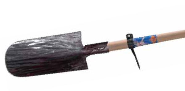 VANGA TOSCANA C/PUNTA TONDA MANICO+STAFFA