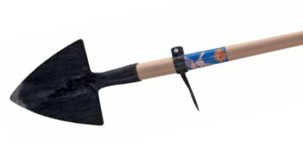 VANGA PARMA C/PUNTA ACUTA MANICO + STAFFA