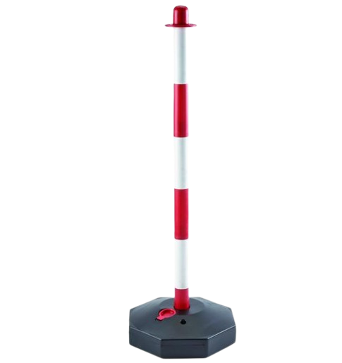 PALETTO P/DELIMITARE PLASTICA C/BASE RIEMPIBILE 90CM