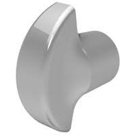 SECUREMME 5030 CS POMOLO MEZZALUNA CROMO SATINATO