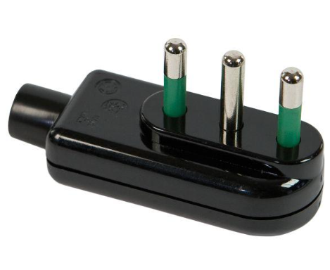 FME SPINA RIBASSATA NERA 2P+T 16A