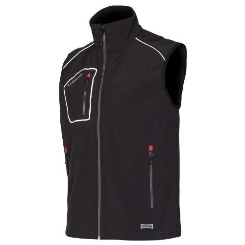 GILET SOFTSHELL SNAPPY NERO TG.M