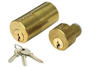 COPPIA CILINDRI ISEO F5 P/SERRATURA ELETTRICA 53N C/MANDATA