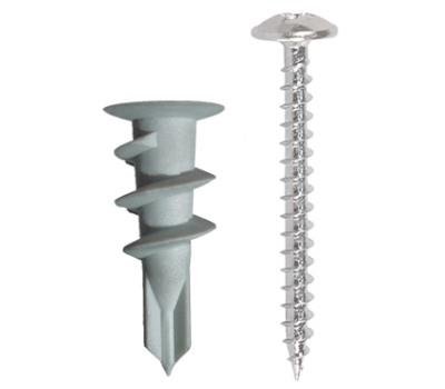 CF.100 TASSELLO AD ELICA AUTOPERFORANTE P/CARTONGESSO C/VITE 13x34