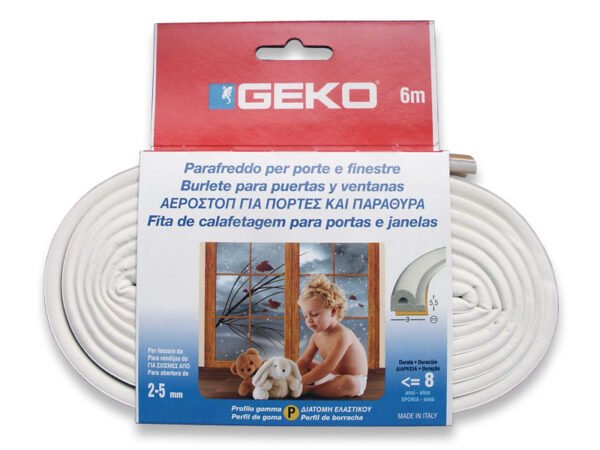PARAFREDDO GOMMA "E" BIANCO 6MT