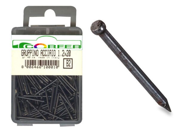 CF. 40GR GRUPPINI ACCIAIO 1,2x30