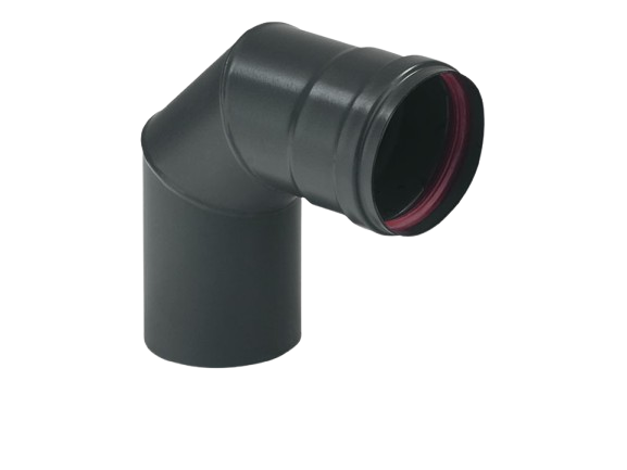 ALA CURVA 90° NERA 8CM