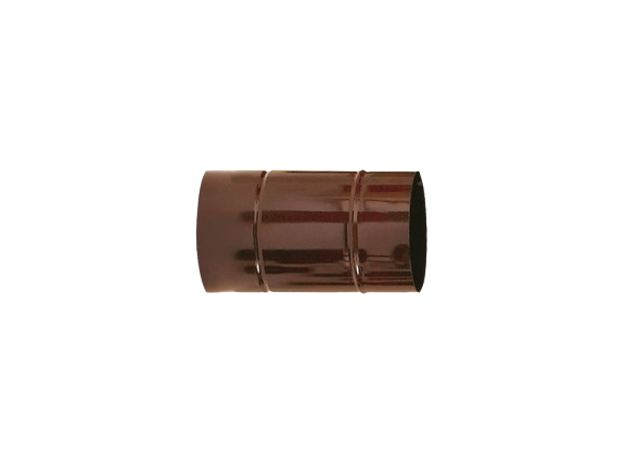 ALA TUBO SMALTATO MARRONE D.10x25CM