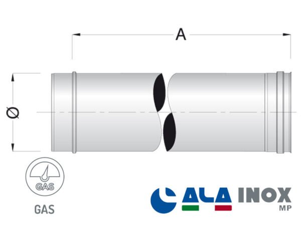 ALA TUBO INOX MP D.12x1MT