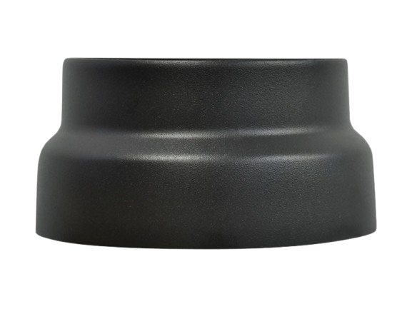 RIDUZIONE LACCATA NERO OPACO P/TUBI 13M-14F