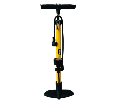 POMPA P/CICLI ALLUM. TREPPIEDE+MANOMETRO 38MM