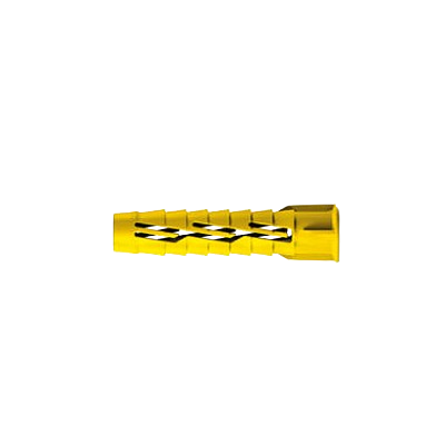 CF.100 TASSELLO UNIVERSALE NYLON GIALLO C/BORDO 10x50