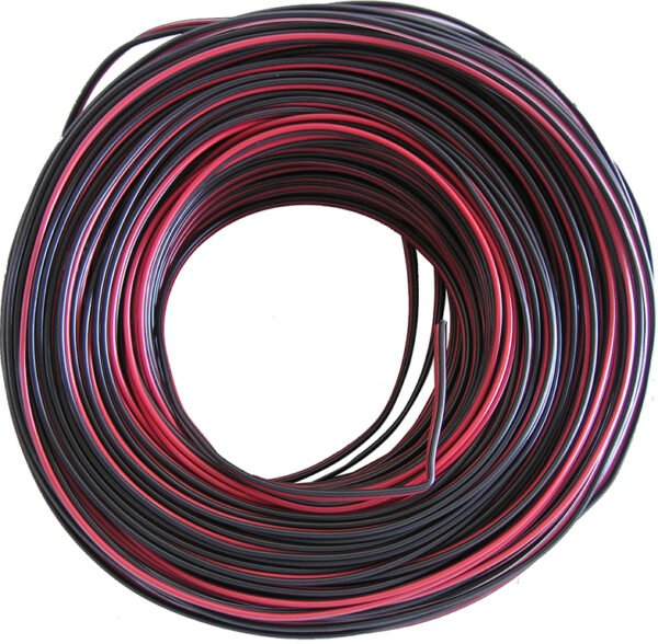 PIATTINA ROSSO-NERA 2x0.75 100MT