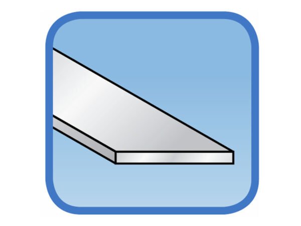 PROFILO ALLUMINIO PIATTO 25x2 2MT