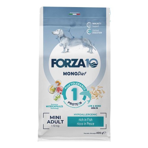 F10 CANE MONO DIET MINI ADULT PESCE 1,5KG