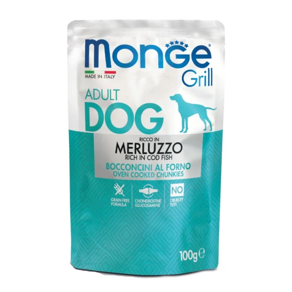 MONGE GRILL CANE MERLUZZO 100GR