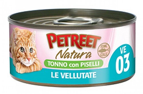 PETREET VELLUTATA TONNO/PISELLI 70GR